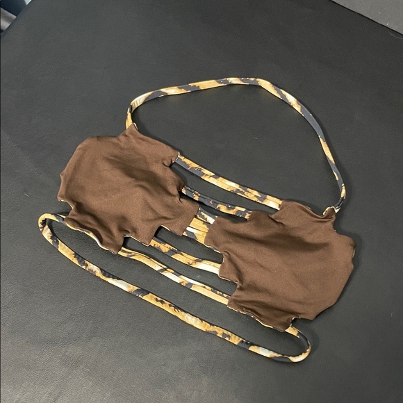 San Lorenzo Tiger Stripe Bikini top - Picture 3 of 3